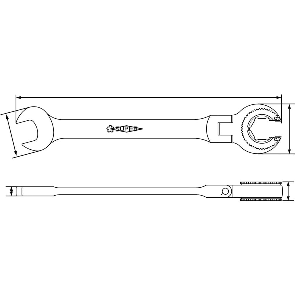 Супер инструмент Рожковый ключ GCW19F