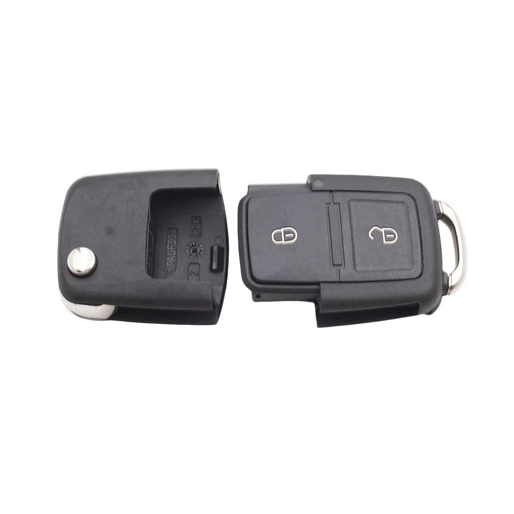 Корпус брелока Cococockey для Vw Golf Jetta Passat Bora Sharan Touran Для Seat Leon С 2/3 кнопками Автоаксессуары