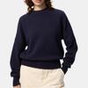 Uniqlo X Comptoir Des Cotonniers Коллаборация Осень/Зима 25 Полувысокий Воротник Повседневный Вязаный Свитер В рубчик Удобный Однотонный С длинным рукавом 480026-69