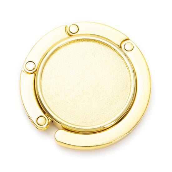 Складной крючок для сумки с магнитом, противоскользящий дизайн, универсальная совместимость, экономящий место металлический крючок для сумки, вешалка для кошелька