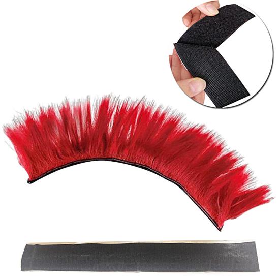 Режущийся шлем, парик, съемный высокотемпературный шелковый яркий цветной шлем, шлем ирокез, принадлежности для шлема