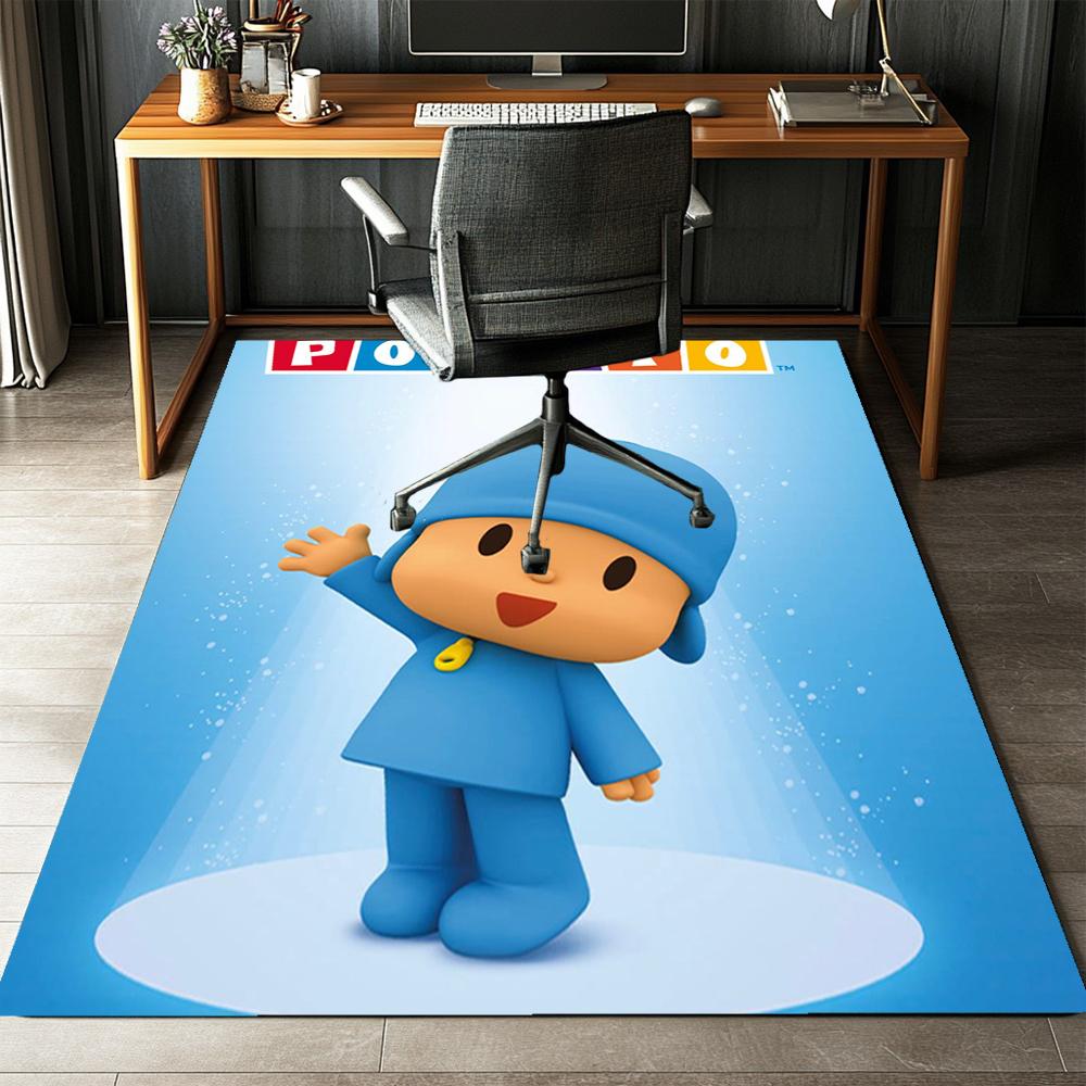 Pocoyo Printed Carpet,Rug,for Office Chair Living Room Bedroom Kitchen Room Decor Gifts.