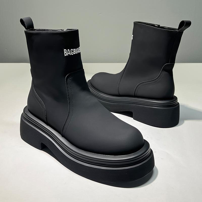 Высокие ботинки Martin мужские осенне-зимние теплые мужские туфли носки короткие ботинки британские ботинки Tooling 5014-H