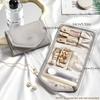 Popular Foldable Jewelry Case Roll Travel Organizer Portable for Journey Earrings Rings Diamond Necklaces Brooches Storage Bag