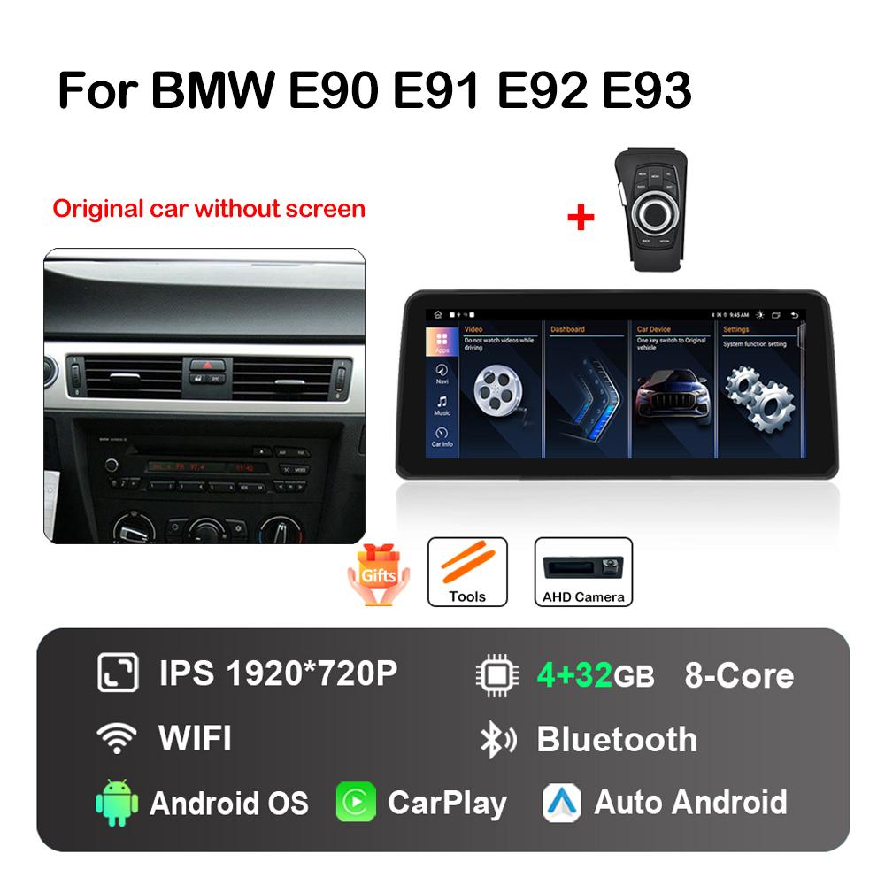 12,3-дюймовый Android автомобильный радио мультимедийный плеер для BMW 3 серии E90 E91 E92 E93 2005 - 2012 GPS HD сенсорный экран DSP стерео