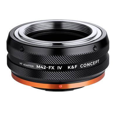 Адаптер CONCEPT IV для объективов с креплением M42 на камеры Fujifilm с байонетом X (ручное управление, бесконечность) Прямо от производителя K&F M42-FX Камеры с байонетом X, Фокусировка,
