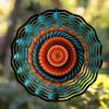 360 Degree Hook 10 Inch Hanging Wind Spinner for Outdoor Garden Lawn Decor Spring Summer Natural Spinning Effect Gift for Friends Family