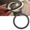 5pc Strainer Gasket Seal Ring For 3-1/2 Inch Rubber Gray