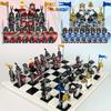 MOC Medieval Series Dream Castle Chessboard Building Block Toys