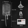 10PCS Blood Energy Drink Bags 350ML Halloween Blood IV Bags Vampire Zombie Drinks Bags for Masquerade Party Decor Prop