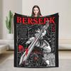 Аниме Берсерк Мягкие одеяла Детское плюшевое покрывало-плед Смешное для дивана, кровати Фланелевое покрывало Чехол для дивана-кровати