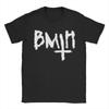 Мужские футболки Bring Me the Horizons BMTH Смешные футболки из чистого хлопка с коротким рукавом Футболки с круглым вырезом Одежда Новое поступление
