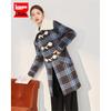 IEF Women's 2025 Winter Fashion Toggle Button Wool Blend Coat