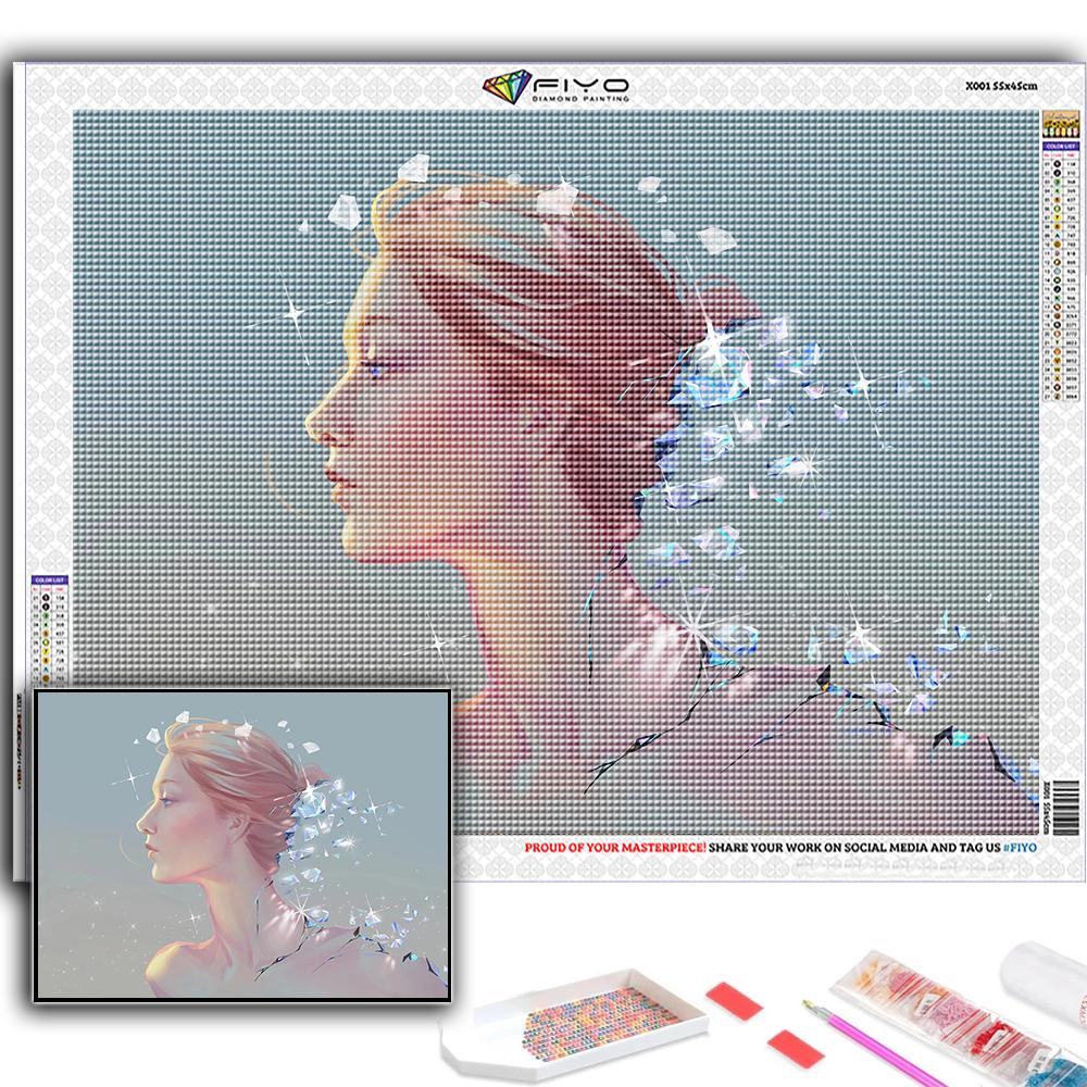 5D DIY Алмазная картина, вышивка крестом, летняя девушка, алмазная вышивка, мозаика, настенное искусство, украшение для дома