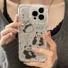 Силиконовый чехол Zhitai Cartoon Glitter для iPhone 11/13/14/15 Pro с амортизирующей подушкой безопасности.