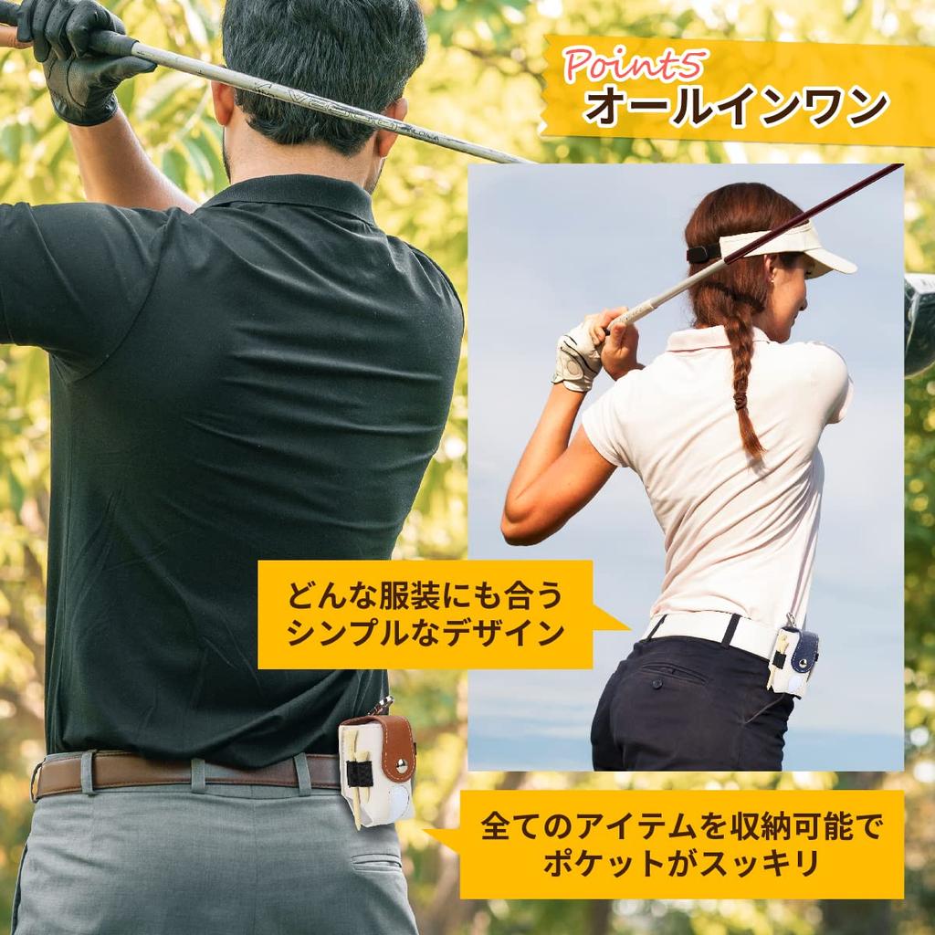 IMOK Golf Ball Case for Men and Green Golf and 2 Practice Balls Included Women, Fork, Marker, (Baby Pink)