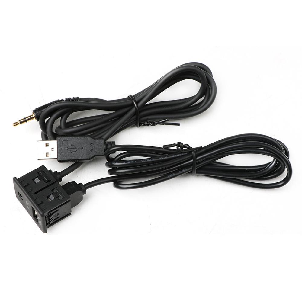 Панель с креплением на приборную панель автомобиля, порт AUX, USB, автомобильный/лодочный USB-удлинитель, адаптер 150 см
