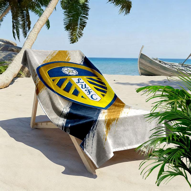 LUFC poster Beach Towel, Large Soft Quick Dry Towel for Beach Camping Swimming