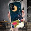 Смешной Чехол для Телефона с Лицом Солнца и Луны Мягкий Для Samsung Galaxy S22 S23 S24 S25 Edge S26 Ultra S20 FE S21 Plus + Fundas Coque Galaxy S20