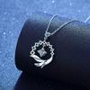Real Moissanite Diamond Necklace For Women Girls 925 Sterling Silver Mini Moissanite Dolphin Pendant Necklace Fine Jewelry