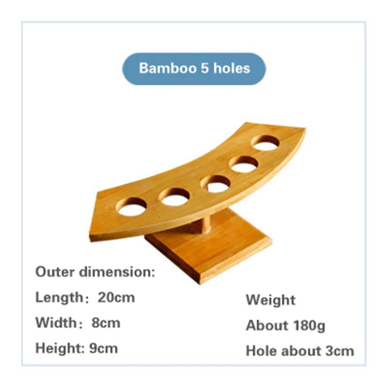 Bamboo and Wood Hand Roll Holder Porphyra Roll Sushi Rack Sushi Container Japanese Sushi Rack Wooden Tableware Ice Cream Rack