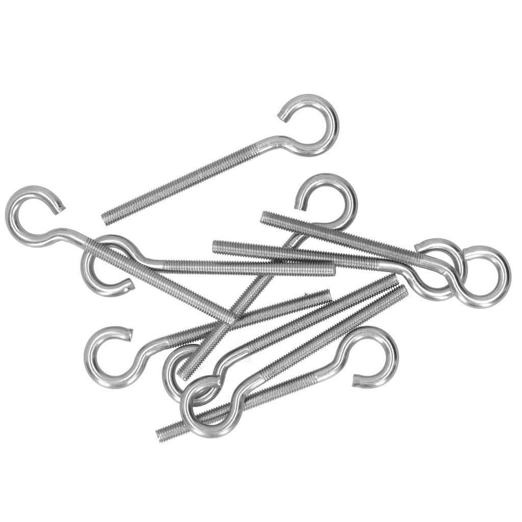 10 шт. M6 кольцевой болт из нержавеющей стали 304 сетка для солнцезащитного навеса резьбовое кольцо винт крюк принадлежности для теплицы