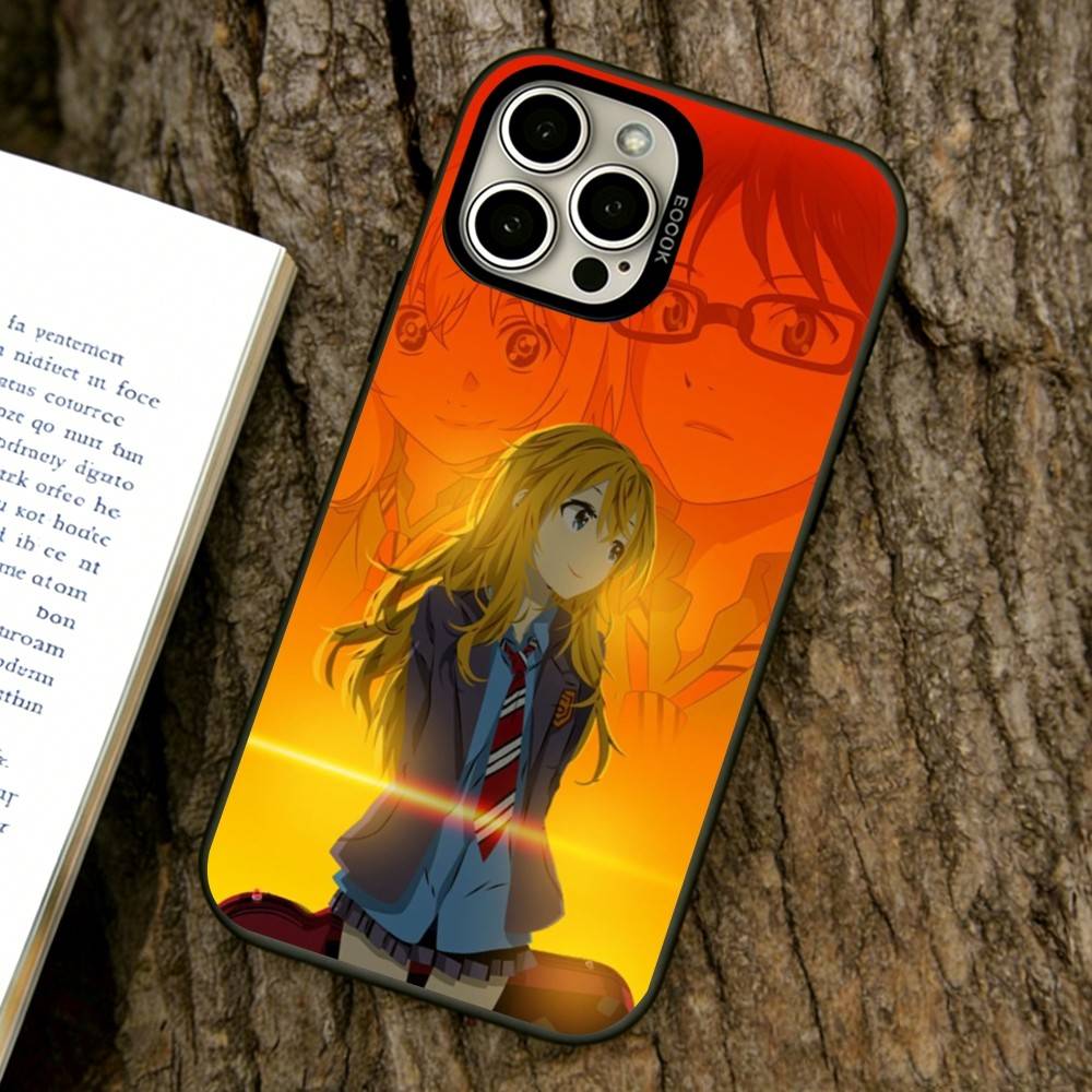Чехол для телефона «Твоя апрельская ложь» для iPhone 17,16,15,14,13,12,11 Plus,Pro Max,XS, Цветной Серебристый Черный Чехол