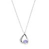 Necklace December Birthstone K10 White Cold Tanzanite Diamond Birthday Stone AJBN147440TA [Vendome Aoyama] [Official]