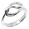 TIFFANY&Co. Open Wave Ring Silver925 #4.9(US Size) 3g Women Used
