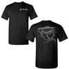 Pontiac GTO Muscle Car T-Shirt – Classic Dashboard & Steering Wheel Outline Grap
