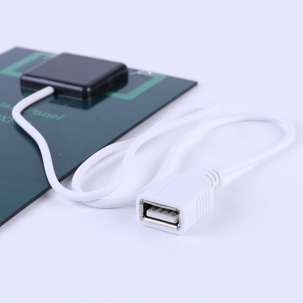 10 шт. USB Солнечная панель 5 Вт 5 В Портативный Наружный комплект солнечной панели полный Солнечное зарядное устройство Генератор для Аккумулятора Зарядное устройство для мобильного телефона