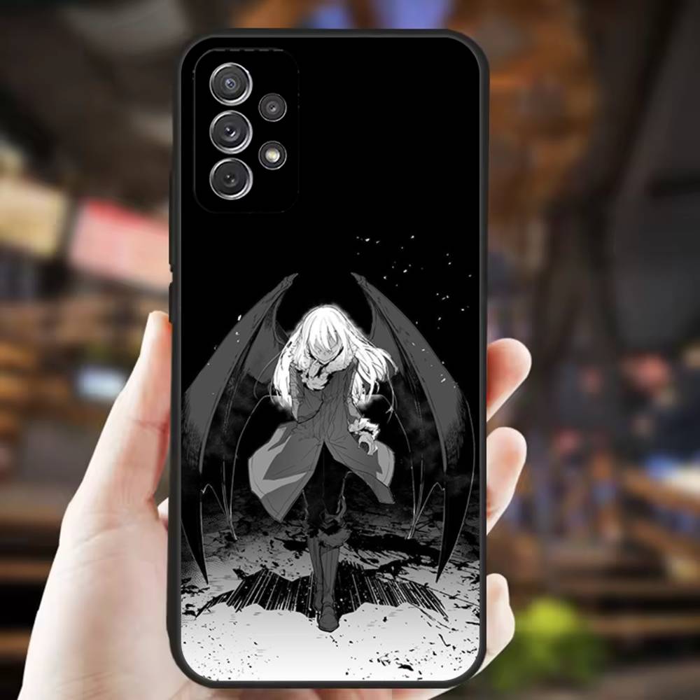 Чехол для телефона Tensei Shitara Slime Datta Ken для Samsung S25, S24, S21, S22, S23, S30, Ultra, S20, Plus, Fe, Lite, Note, 10, 9, 5G Черный