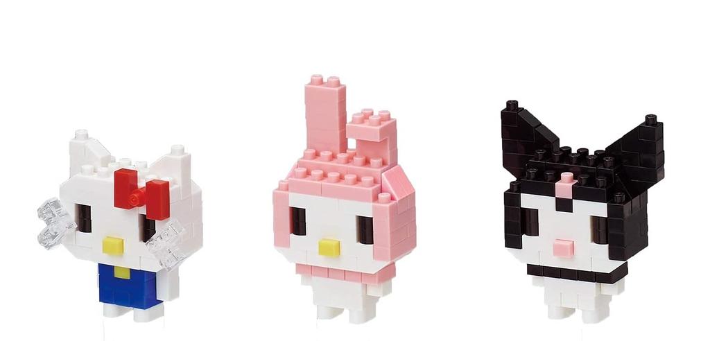 Nanoblock Mini Nano Sanrio Characters 1BOX 6 6 Types In Total NBMC_04S = Pieces,
