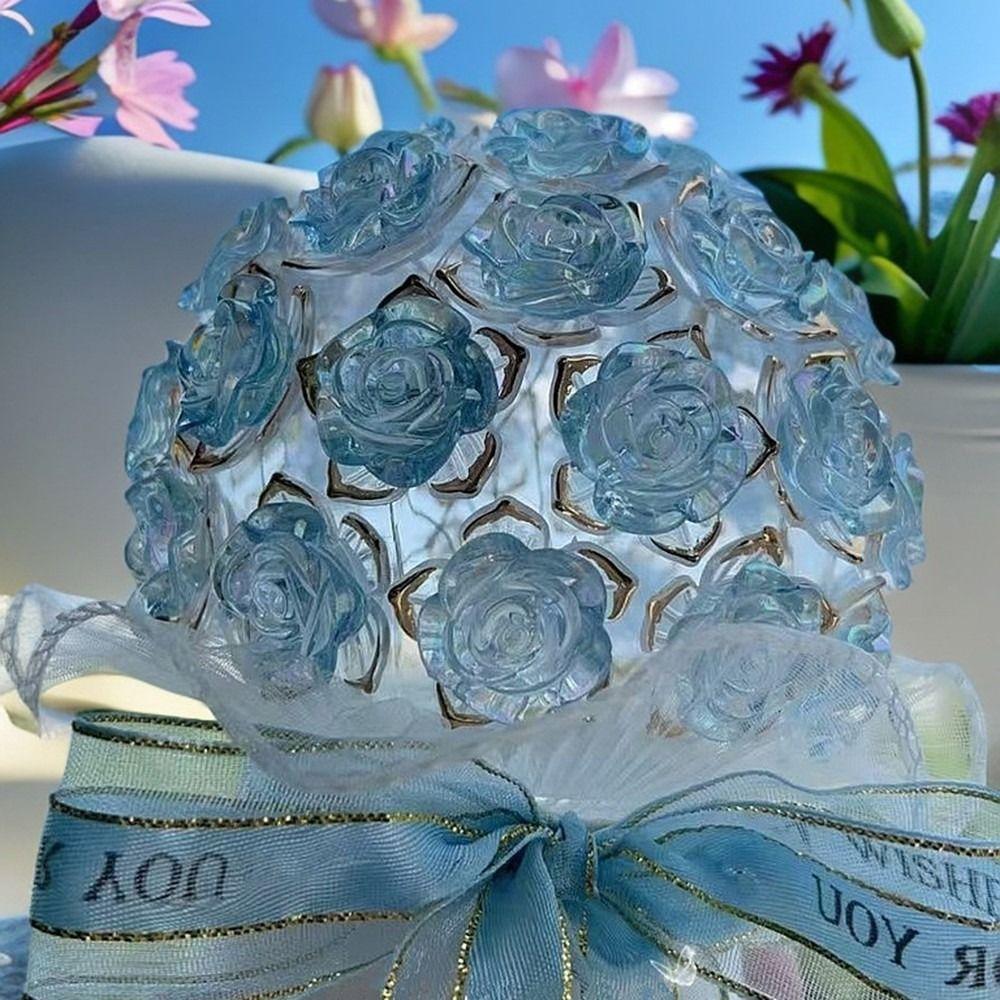 Сделанный вручную цветок DIY ночники DIY лампы свет букета цветов подарок свет для украшения спальни