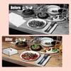 Square Design Paper Napkin Organizer Vertical Tissue Organizer Napkin Holder  Desktop Placement