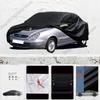 Для Citroen Xsara подходит Чехол для защиты от непогоды Полный чехол на автомобиль Снежный чехол Солнцезащитный Водонепроницаемый Пылезащитный Внешний чехол для автомобиля Черный