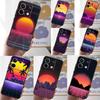 Чехол 80-х Vaporwave Retro Synthwave Закат для Xiaomi Redmi 12 9C 10C 12C 13C Redmi Note 13 12 9 10 11 Pro 9S 10S 11S 12S Coque