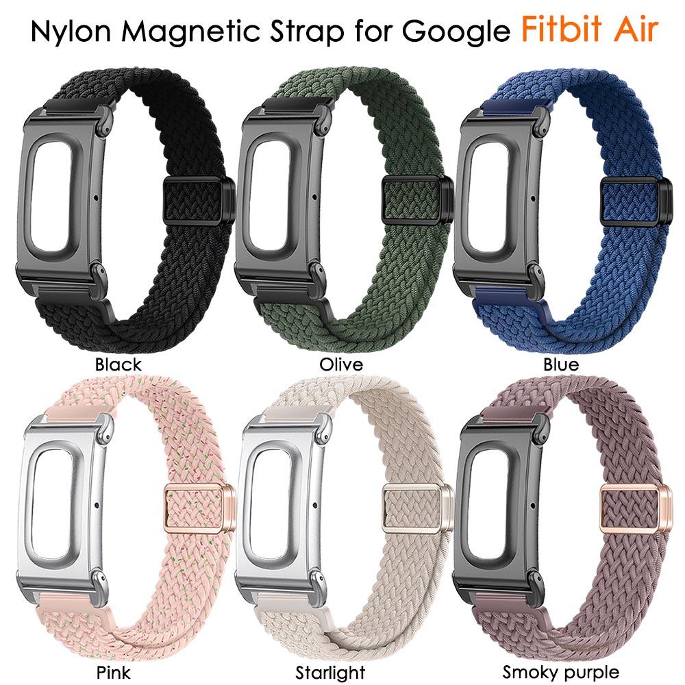 Нейлоновый ремешок для Google Fitbit Air band Фитнес-трекер Сменный ремешок Регулируемый магнитный ремешок Для ремешка Google Fitbit Air