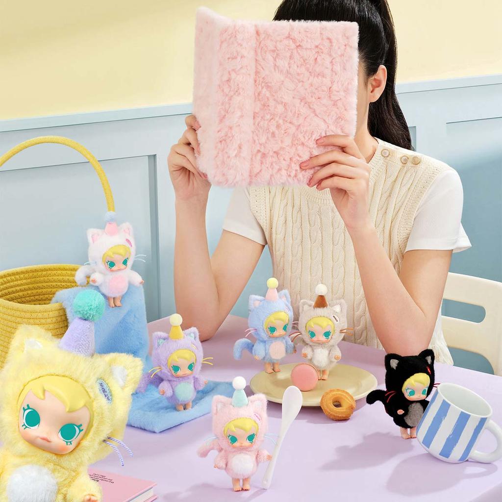 POP MART Baby Molly Pocket Friends Series-Vinyl Plush Pendant Blind Box (Single Pack / 6-Piece Set)