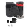 12V 139DB Loud Electronic Snail Ultra Compact Dual Air Horn for Motorcycle Yacht Boat