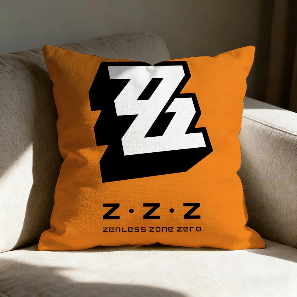 Anime Z-Zenless Z-Zone Zero Pillow Case Pillowcase, Double-sided Printed, Sofa Cushion, Bedroom Headboard Pillow