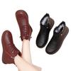 Shoes Winter Velvet Warm Medium and Short Boots Children Non-slip Soft-soled Women's Shoes Flat-soled Elderly