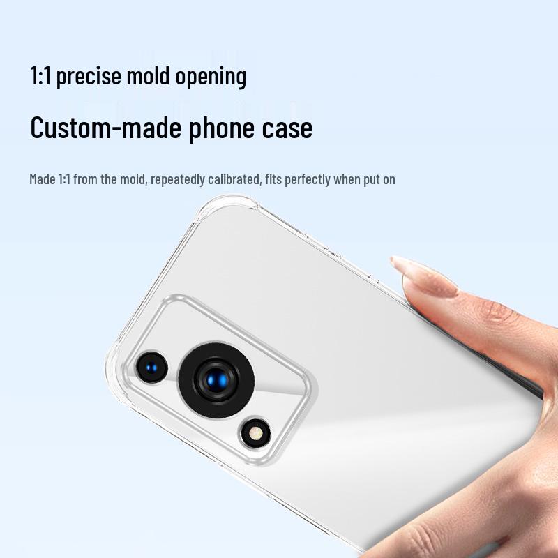 Прозрачный противоударный чехол из ТПУ для Huawei Enjoy 70/70s/70pro с угловыми подушками безопасности