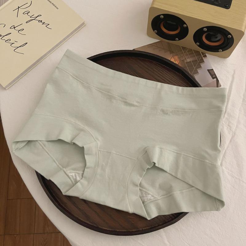 Трусы средней талии, нижнее белье из чистого хлопка больших размеров для женщин, удобные трусики-треугольники из хлопка с промежностью