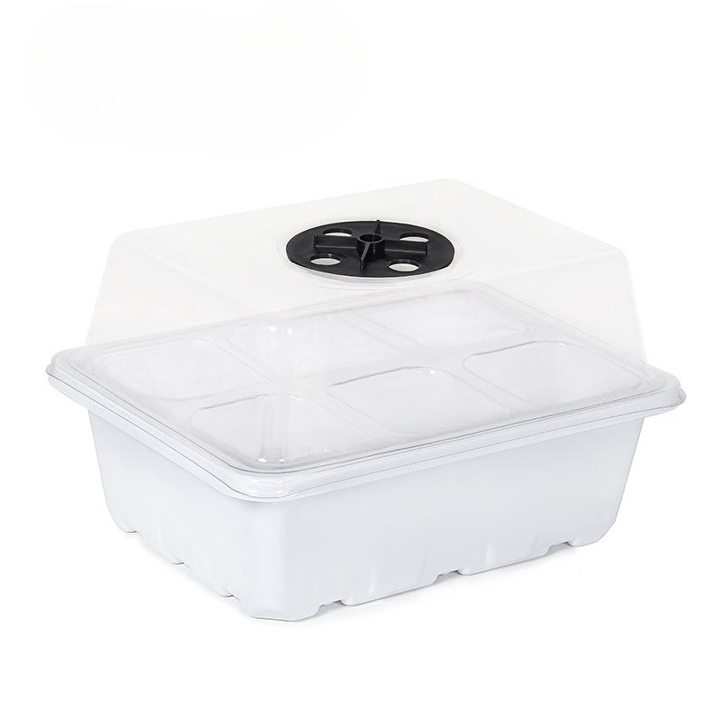 5 шт., 2 шт., 1 шт./набор лотков для выращивания растений, светодиодные светильники, горшки для рассады, ячейки для выращивания, ящик для поддержания влажности, теплица