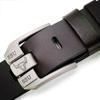 Men Cow Leather Belt Luxury Vintage Metal Pin Buckle Designer Belts Cowskin Strap Male for Jeans