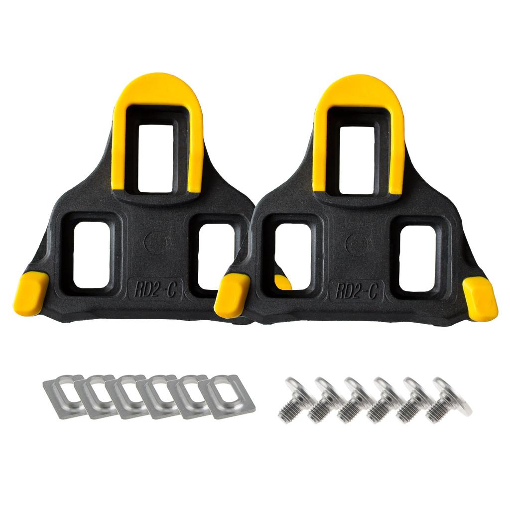 GORIX Bicycle Road Cleats Cleat Set (Yellow) (RC2-C)