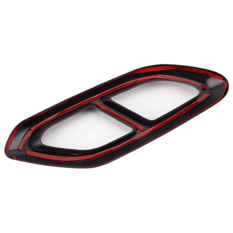 For Mercedes-Benz GLC X254 C254 -2024 Car Accessories Stainless Steel Black Rear Exhaust Muffler End Pipe Cover Trim