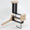 Stainless Steel Wall Mount Motorcycle Helmet Holder Wooden Storage Organizer for Tactical Gear Vests Accessories 7