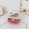 Shoulder Handbag Pearl Bag With Lightweight Pu Material Chain Bag Kids For
